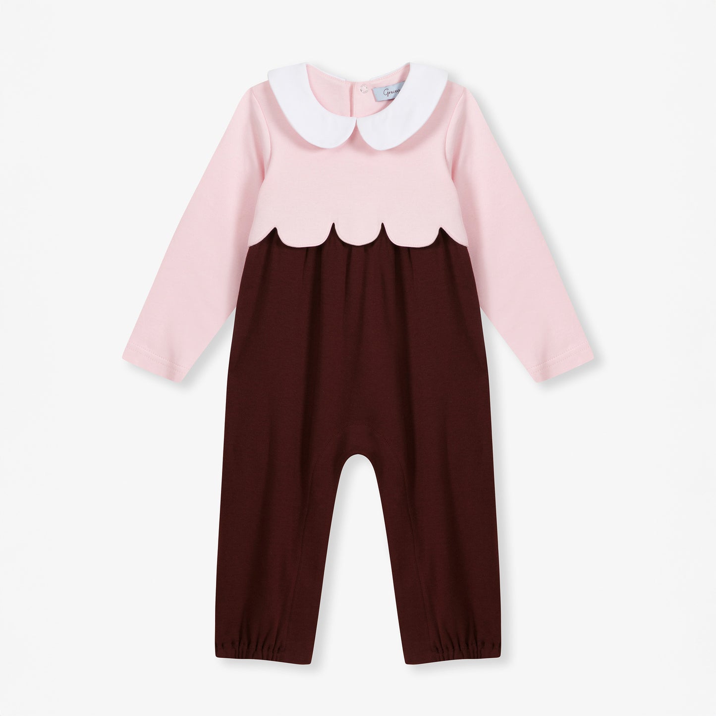 Marco Pijama em Rosa, Bordô e Branco