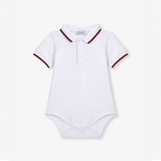JUNIOR IZA BEYAZ VE KIRMIZI POLO