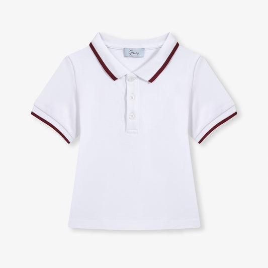 BEYAZ VE KIRMIZI POLO